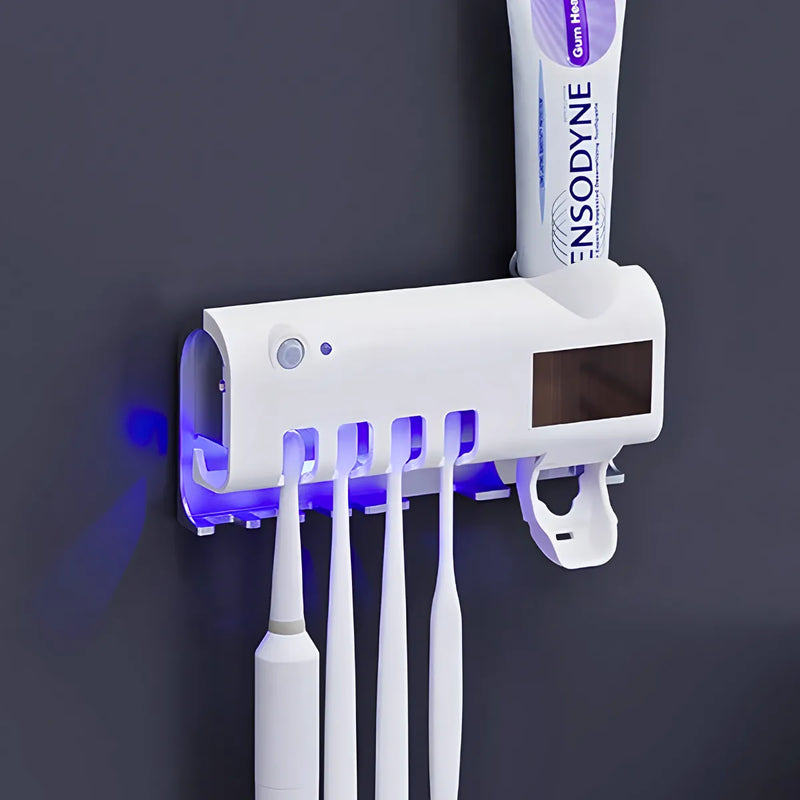 Suporte Para Escova e Pasta de dente Esterilizador