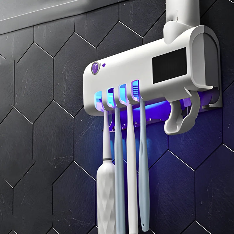 Suporte Para Escova e Pasta de dente Esterilizador