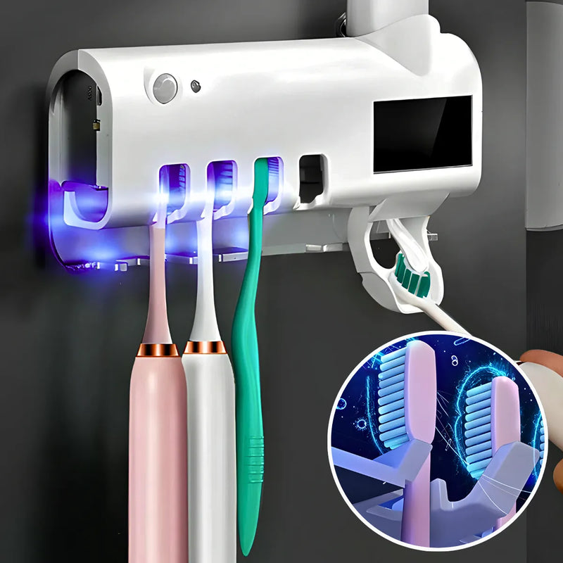 Suporte Para Escova e Pasta de dente Esterilizador