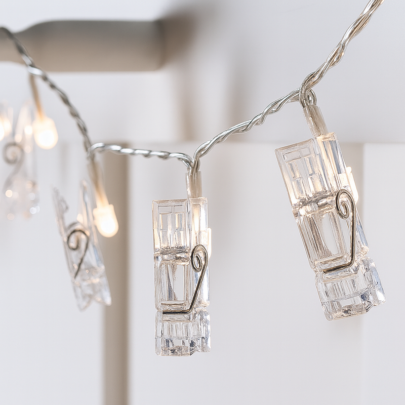 Varal De LED Decorativo Para Fotos