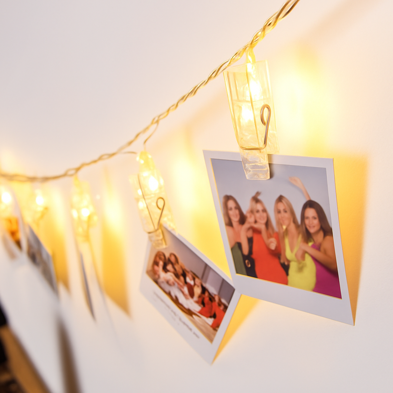Varal De LED Decorativo Para Fotos